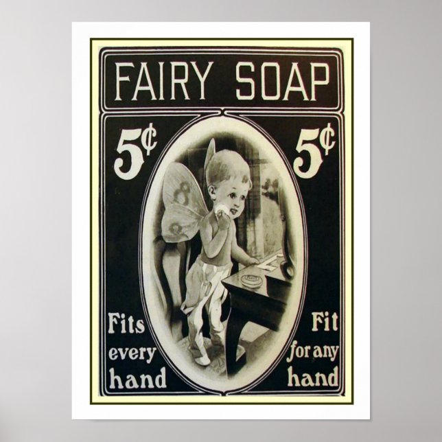Fairy Soap Vintage Ad Print 12 x 16 (Front)