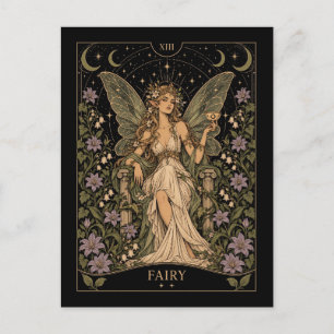 Fairy, Starlit Tarot Art Postcard