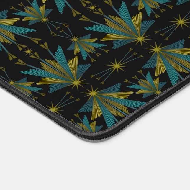 Fairy Stars Black Desk Mat (Corner)