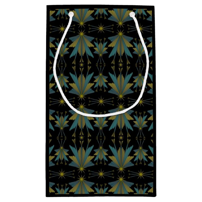 Fairy Stars Black Small Gift Bag (Back)