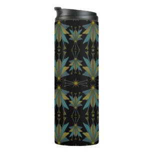 Fairy Stars Black Thermal Travel Tumbler