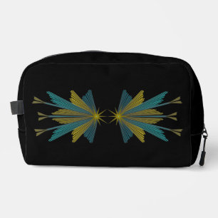 Fairy Stars Black Toiletry Bag