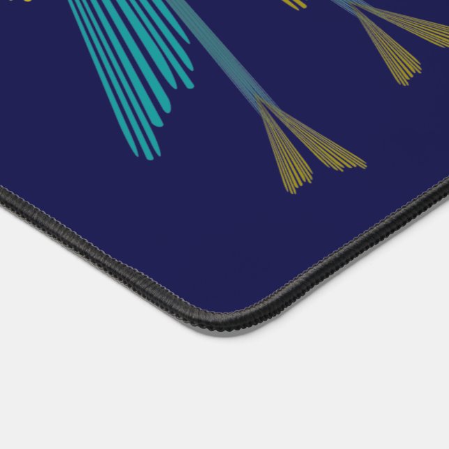 Fairy Stars Navy Desk Mat (Corner)