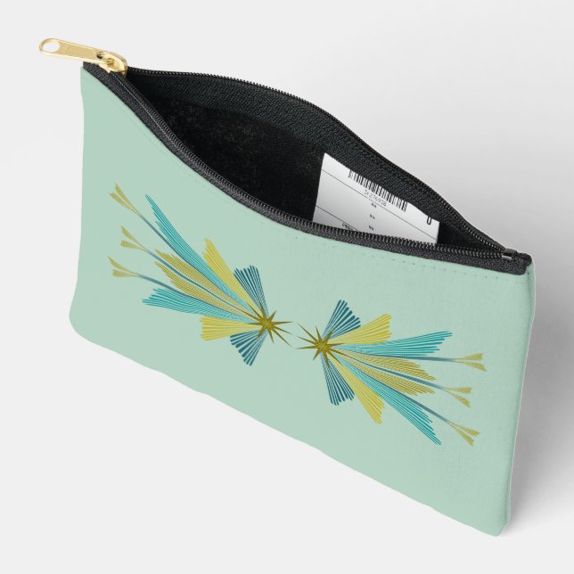 Fairy Stars Pistachio Small Pouch (Open)