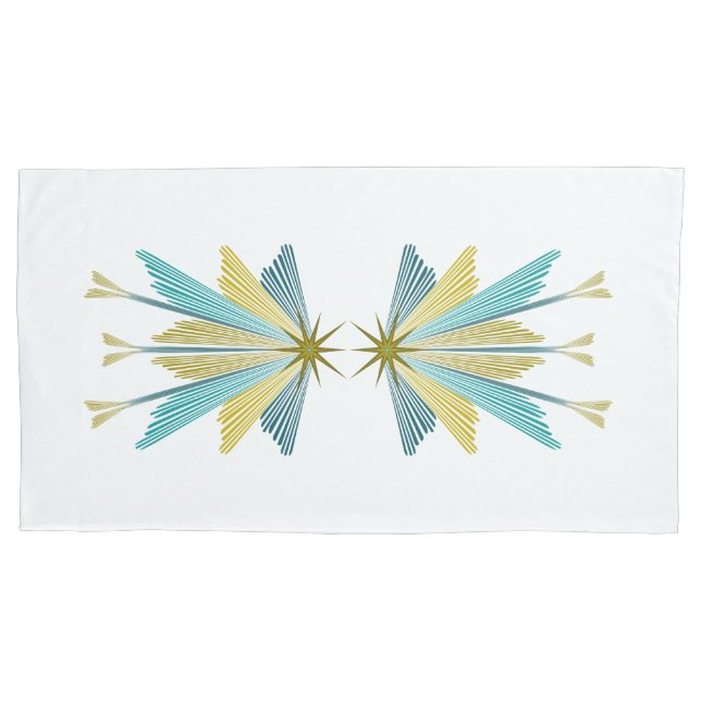Fairy Stars White King Pillowcases (Front-Left)