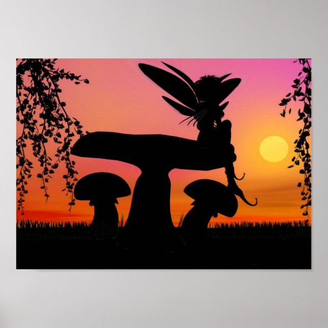 Fairy sunset Poster (Front)