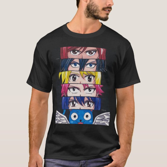 Fairy tail Anime Eyes T-Shirt (Front)