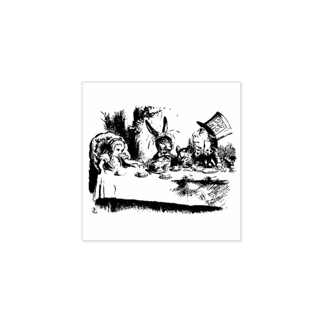 Fairy tale - Alice in Wonderland - Fairy Tales Rubber Stamp (Imprint)