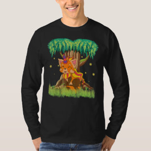 Fairy Tale Animal Red Pandacorn Magical Unicorn Re T-Shirt