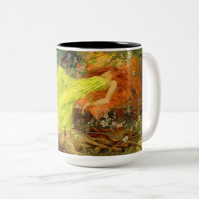 Fairy Tale Arthur Wardle Two-Tone Coffee Mug (Front Right)
