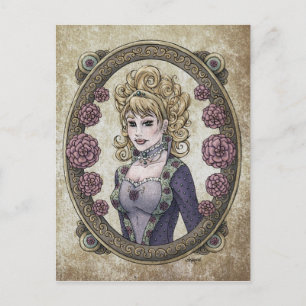 Fairy Tale "Beauty" Fantasy Art Postcard #1