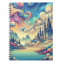 Fairy-tale Castle in Clouds Notebook