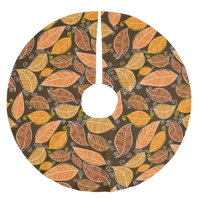 Fairy-tale Castle, Modern Oil Landscape. Brushed Polyester Tree Skirt (Front)