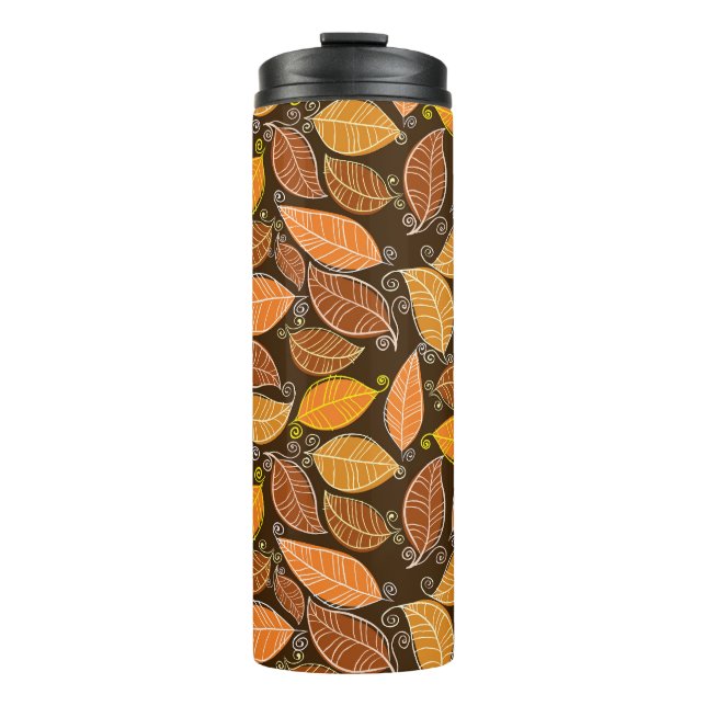 Fairy-tale Castle, Modern Oil Landscape. Thermal Tumbler (Front)