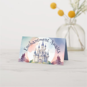 Fairy Tale Castle Party Place Card