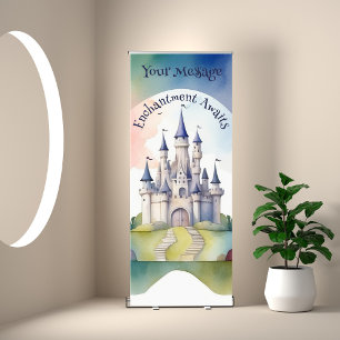 Fairy Tale Castle Party Retractable Banner