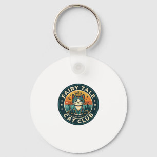 Fairy Tale Cat Cute Kitty Design - Fairy Tale Cat Key Ring