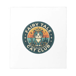 Fairy Tale Cat Cute Kitty Design - Fairy Tale Cat Notepad