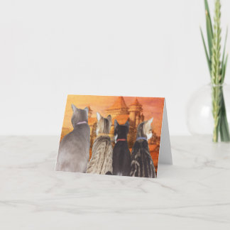 FAIRY TALE CATS Note Card