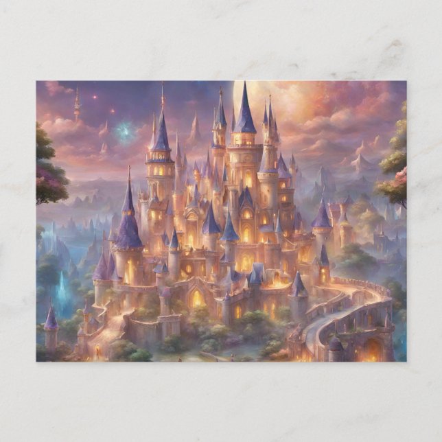 Fairy Tale Dreams Holiday Postcard (Front)
