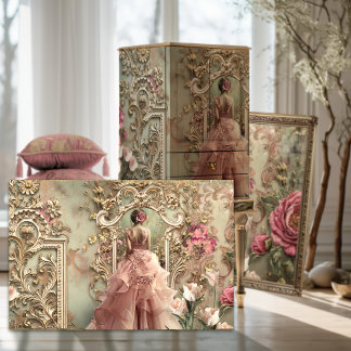 Fairy Tale Dress, Shabby Chic, Portrait Art Tissue Paper