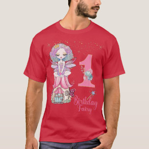 Fairy Tale Fairies Princess Birthday Party 1st 4th T-Shirt