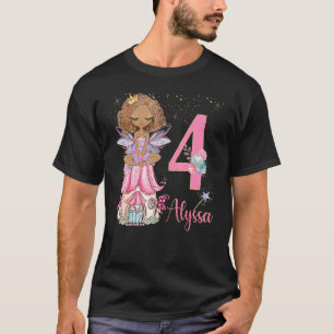 Fairy Tale Fairies Princess Birthday Party 1st 4th T-Shirt
