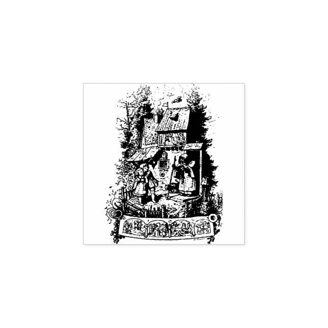 Fairy tale - Fairy tale - Brothers Grimm Rubber Stamp (Imprint)
