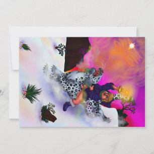 Fairy Tale Fantasy Light of Hope winter dream art Invitation