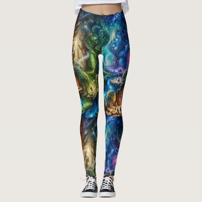 Fairy Tale Forest  Leggings (Front)