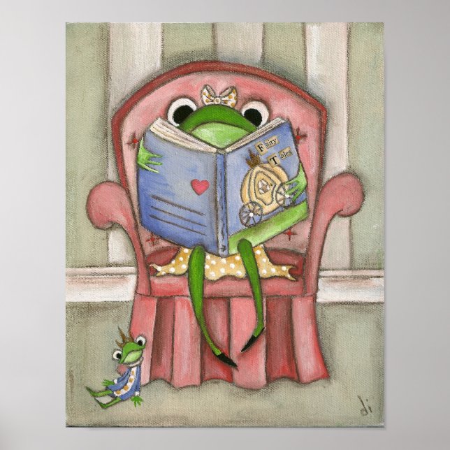 Fairy Tale Frog - Art Print (Front)