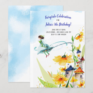 Fairy tale Garden Birthday Invitation