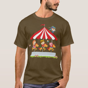 Fairy Tale Kingdom by Eggroll Games Royal Carousel T-Shirt