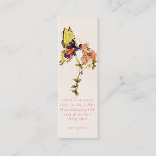 Fairy Tale Kiss Bookmark Mini Business Card