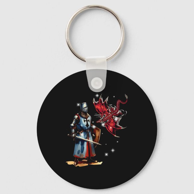 Fairy Tale Knight Children's Knight Armour Fairy T Key Ring (Front)
