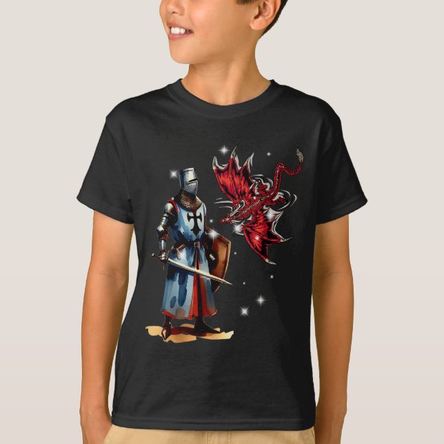 Fairy Tale Knight Children's Knight Armour Fairy T T-Shirt (Front)