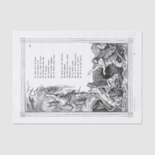 Fairy tale mermaid tissue paper