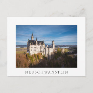 Fairy tale Neuschwanstein castle in Germany Postcard