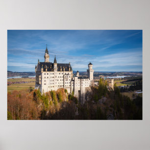 Fairy tale Neuschwanstein castle in Germany Poster