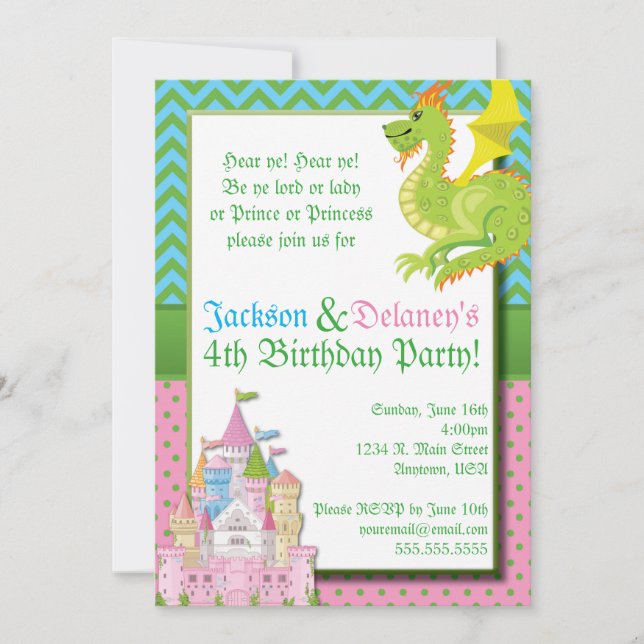 Fairy Tale Party Invitation (Front)