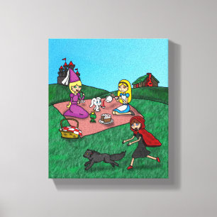 Fairy Tale Picnic Canvas Print
