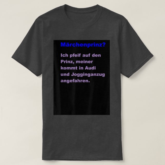 Fairy Tale Prince  T-Shirt (Design Front)