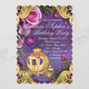 Fairy Tale Princess Birthday Party Invitation
