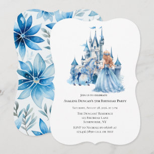 Fairy Tale Princess Castle Girl Birthday Party Invitation