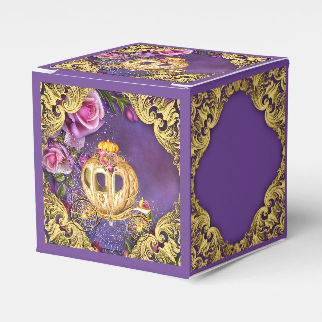 Fairy Tale Princess Favour Box (Front Side)