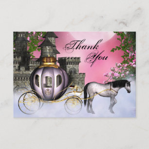 Fairy Tale Princess Flat Thank You Cards