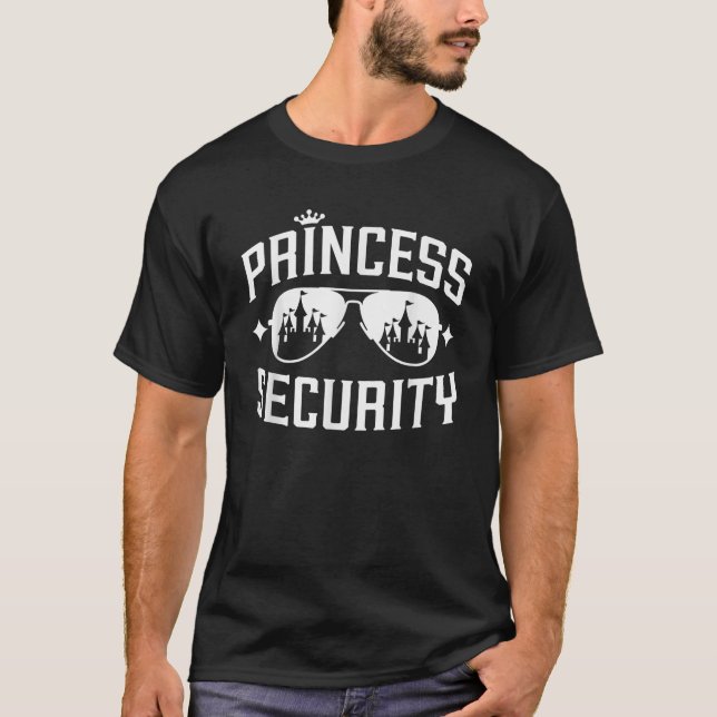Fairy Tale Princess Security Cool Castle Shades Ma T-Shirt (Front)