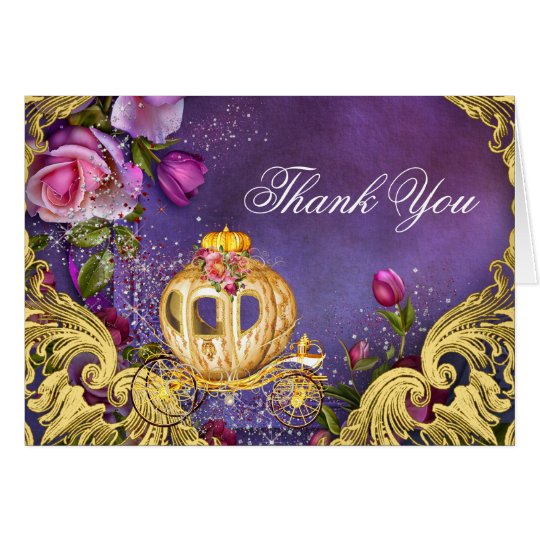 Fairy Tale Princess Thank You Card
