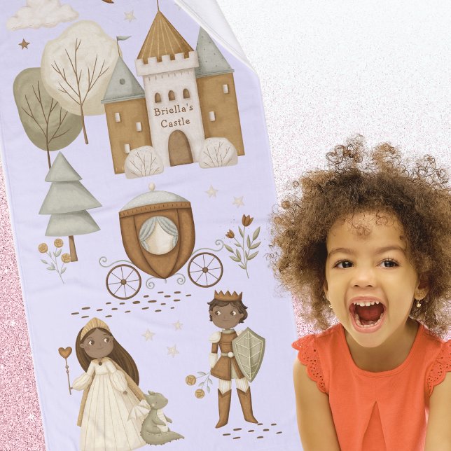 Fairy Tale princess towel set with name (Creator Uploaded)