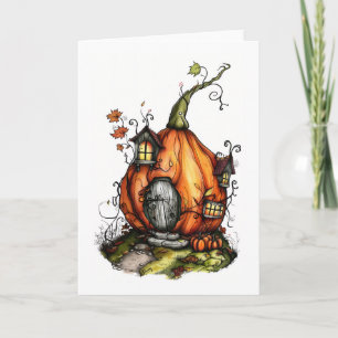 Fairy Tale Pumpkin House Invitation
